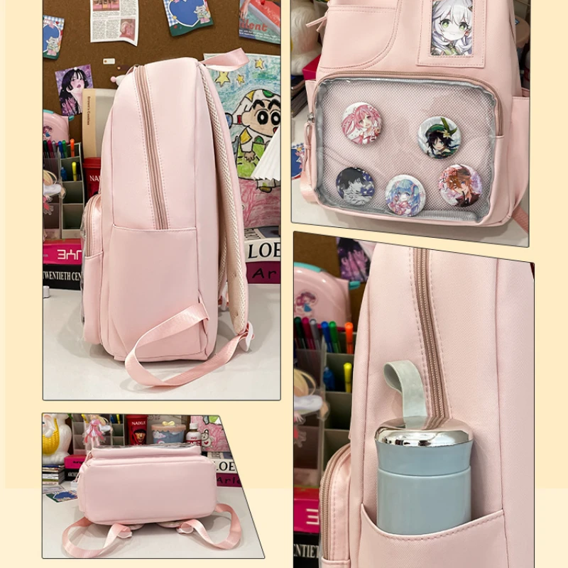Japanese College Style Fashionable Backpack for Students Large Capacity Backpack for Women Highvalue Outdoor Backpack