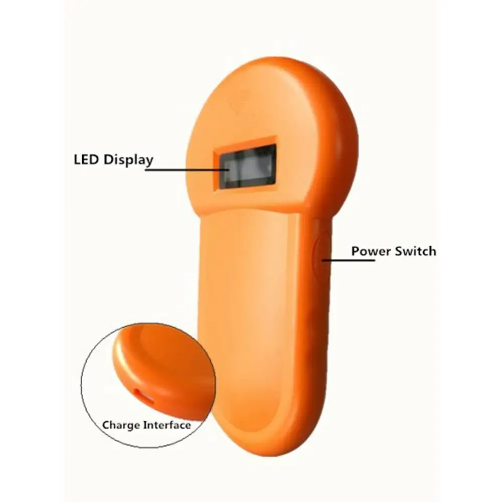 1Pc Pet ID Reader Animal Chip Digital Scanner USB Rechargeable Microchip Handheld Identification General Application for Cat Dog