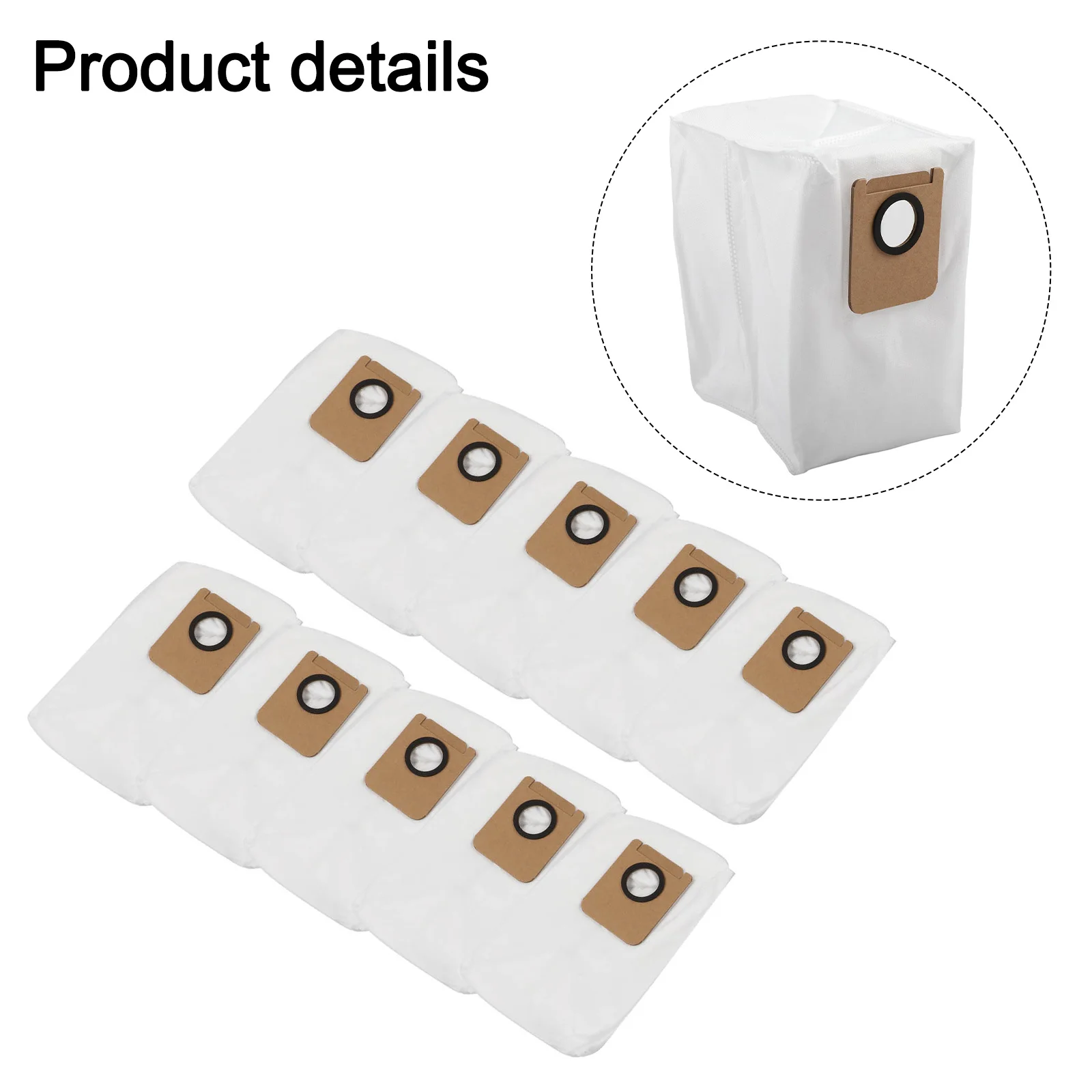 For EZVIZ RS20 Series Vacuum Cleaner Dust Bags with 99 97% Fine Dust Filtration and Secure Dust Containment Design