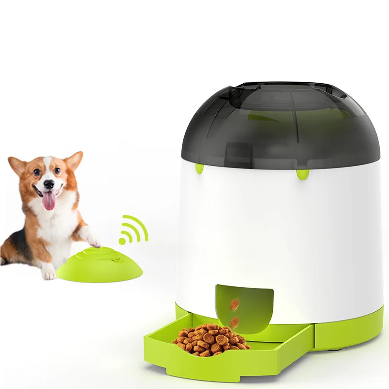 

Dog Smart Feeder Remote IQ Trainer Charging Remote Automatic IQ Trainer Dog Toy Food Tray