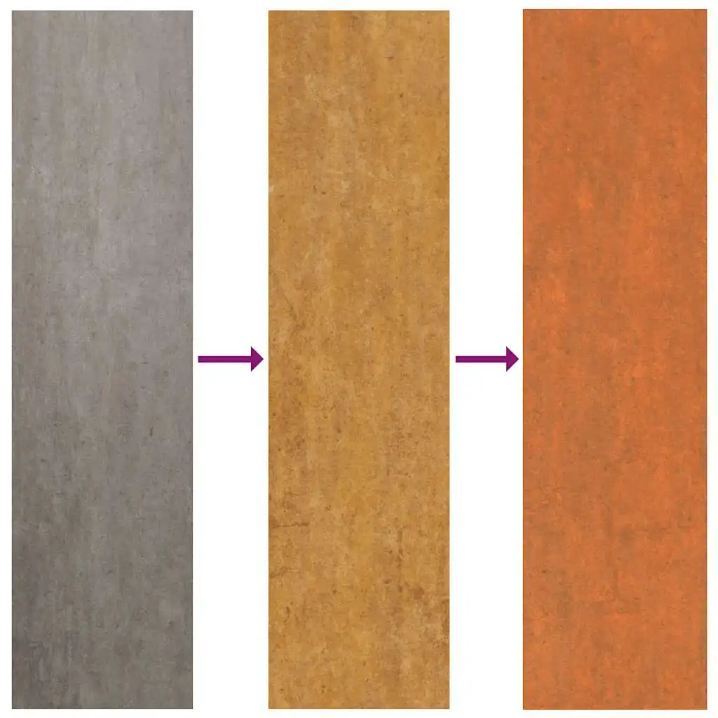 Hochbeet für den Garten 100x40x77 cm Cortenstahl Rostoptik Pflanzkasten für Gemüsebeet im Freien – Detail 6