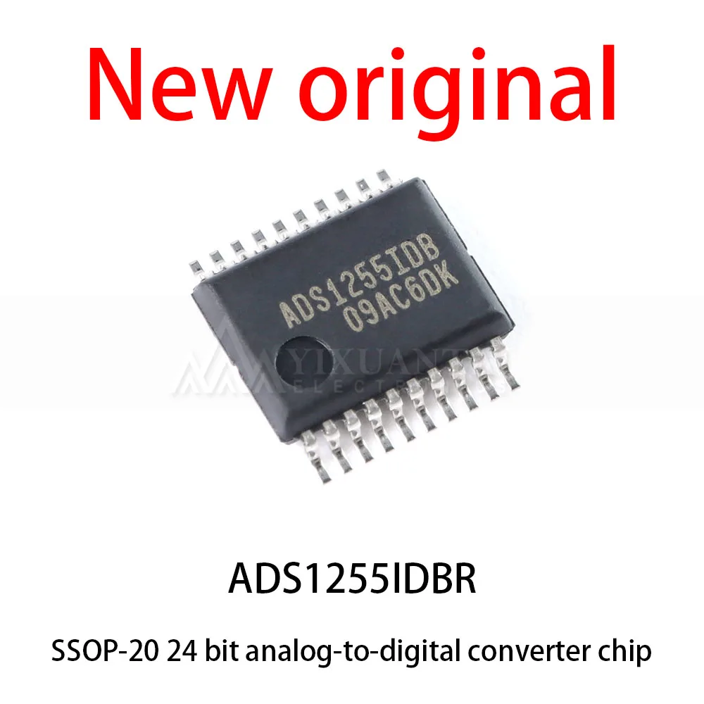 

5Pcs/Lot New original ADS1255IDBR SSOP-20 24 bit analog-to-digital converter chip