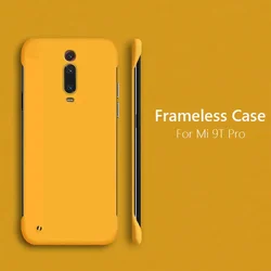 Frameless Slim Skin Matte Hard PC Back Cover Case On For Xiaomi Mi 9T Mi9T Pro ShockProof Fundas Coque