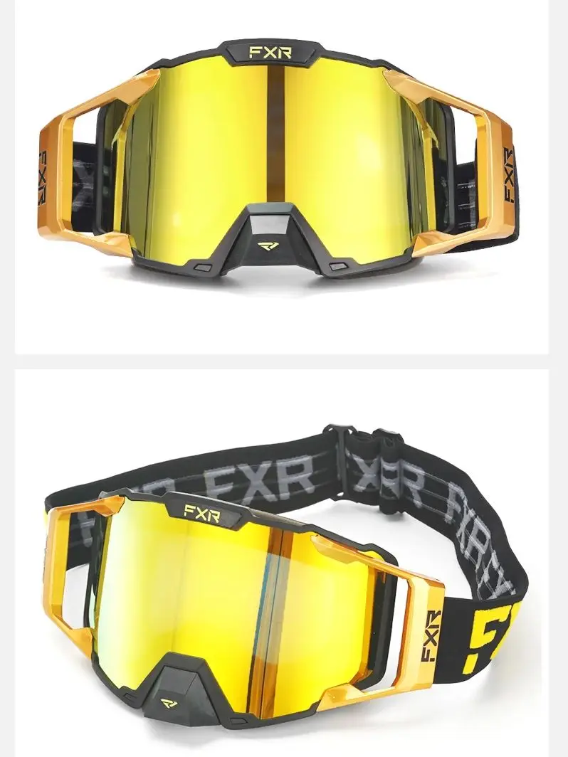 Lunettes de moto FXR de haute qualité, UV400, lunettes de motocross, lunettes de vélo de montagne, lunettes de protection pour les coureurs