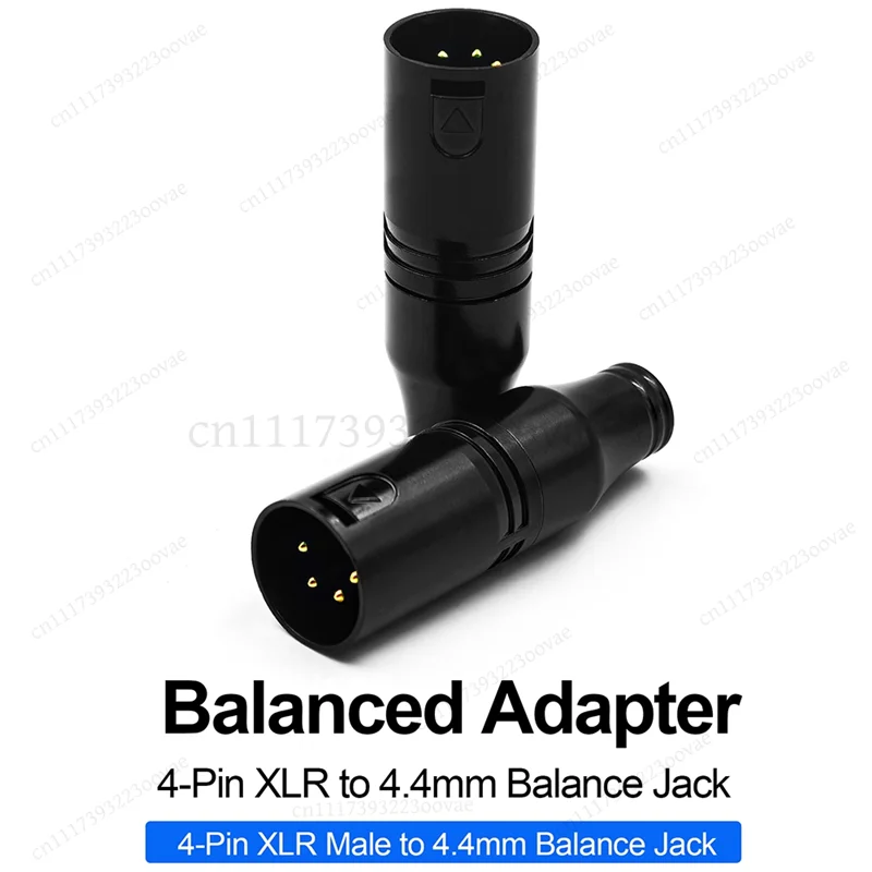 LF-XLR-4 Male to 4.4mm Female Balanced Adapter for Amplifier, Replacement Audio Part