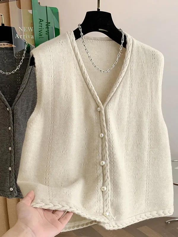 Basic Ey V-Ne Knitt… - image