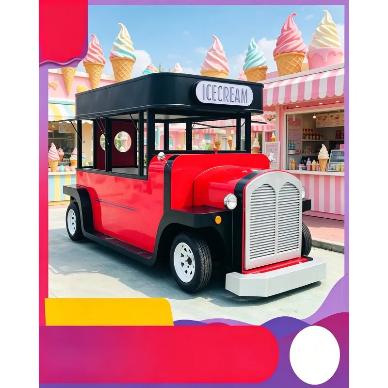 Customize Wholesale Food Truck Customized Mobile Coffee Cart Mobile Bar Trailers Food Kiosk Mobile Restaurant