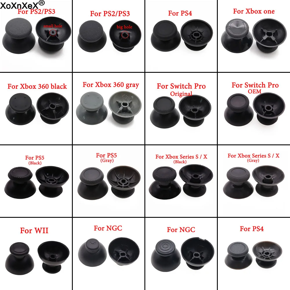 Analog Joystick Stick grip Cap for PS2 PS3 PS4 pro slim PS5 Xbox 360 Xbox Series S One S X gamepad Controller handle