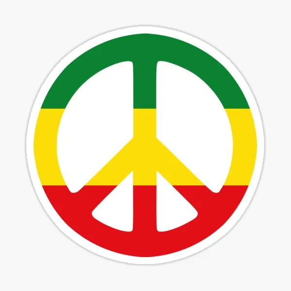 

Автомобильные наклейки Peace Rasta, 5 цветов, наклейки для фотографий, наклейки на окна, бутылки для воды, детская милая комната, фоновая картина