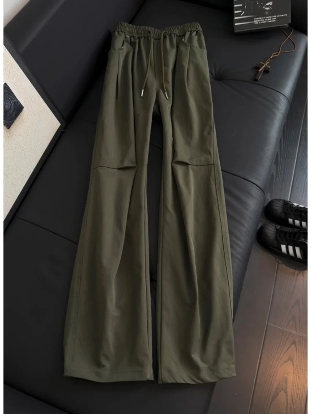 

Military een Folded Workwear Pants Men's Casual Hiking Outdoor Cargo Trousers Qui Dry Spring Faion Breathable Loose Fit