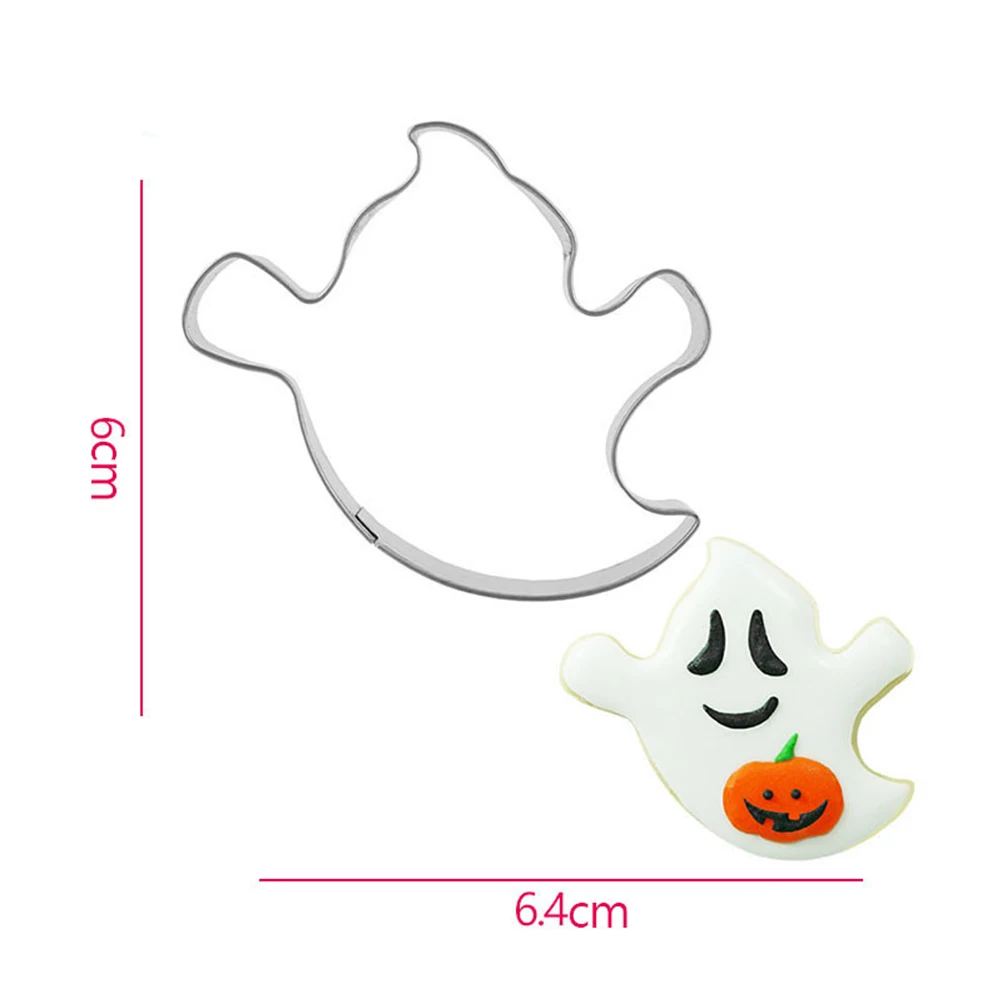 

2Pcs Halloween Cookie Cutters Biscuit Mold Stainless Steel Tools for Cookies Cake Chocolate Candy Bread Sandwiches Cheese