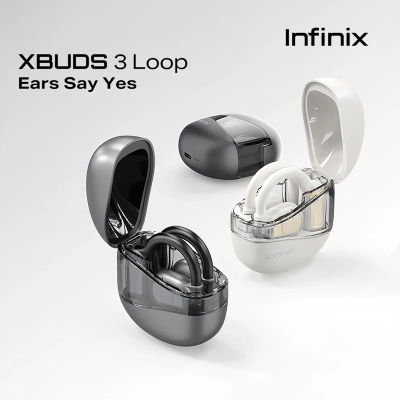 NO BRASIL - Esse é Diferente! Fones de ouvido sem fio   Infinix XBuds 3loop XEOEO1 Preto Versão U🆘🇧🇷