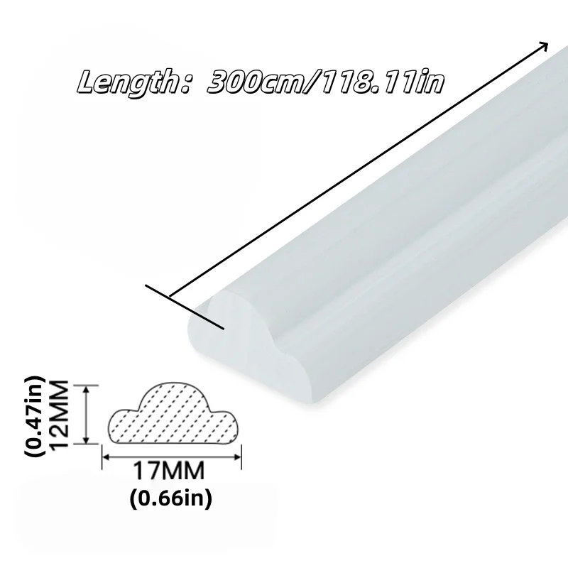 1pc 300cm/118.11in3D Cloud Shaped Self-adhesive Decorative Strip PVC TV Background Wall Gypsum Lines, DIY Home Decoration