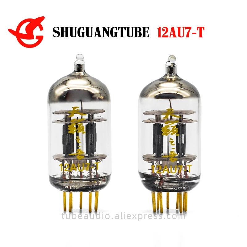 HIFI Shuguang 12AU7-T 12AU7 Vacuum Tube Upgrade 12AU7 ECC82 Electron Tube DIY Audio Amplifier Kit Factory  Matched Quad