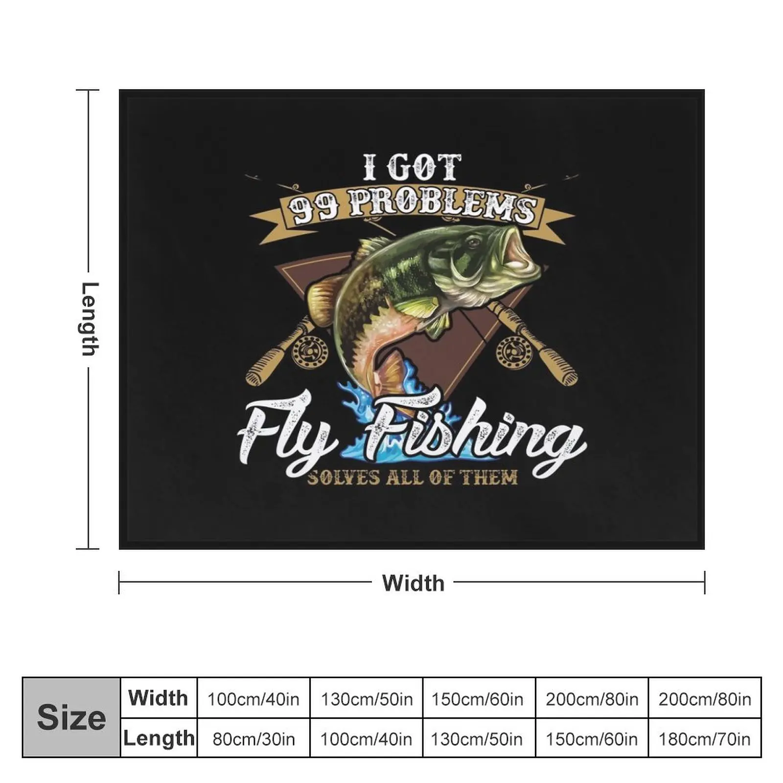 Funny Fly Fishing Fisherman With Largemouth Bass Throw Blanket Blankets For Sofas Extra Large Throw Blankets