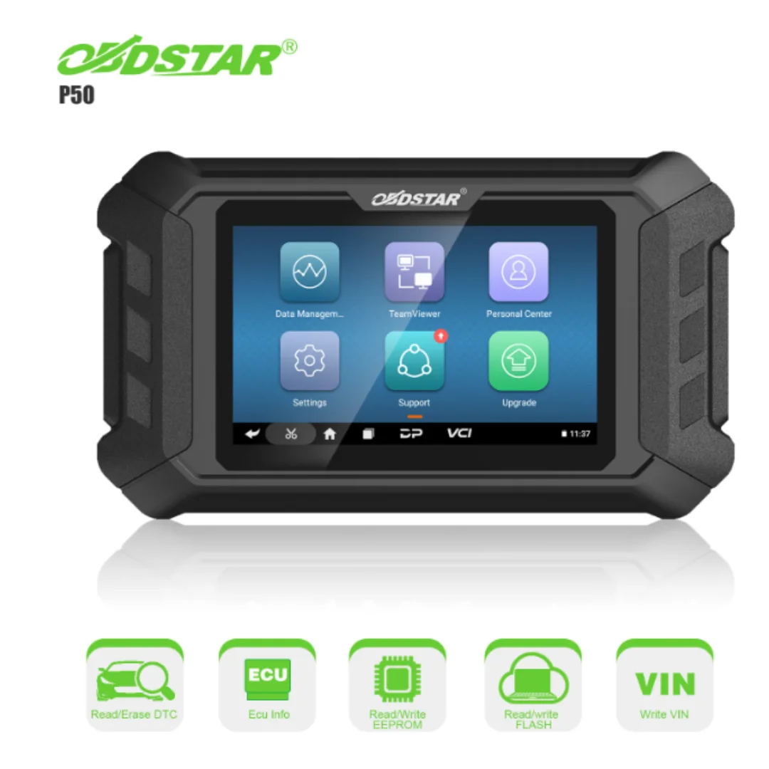 OBDSTAR P50 V30.43 Airbag Reset Intelligent Airbag Reset Tool Covers 58 Brands and Over 7600 ECU Part No. Free Update Online