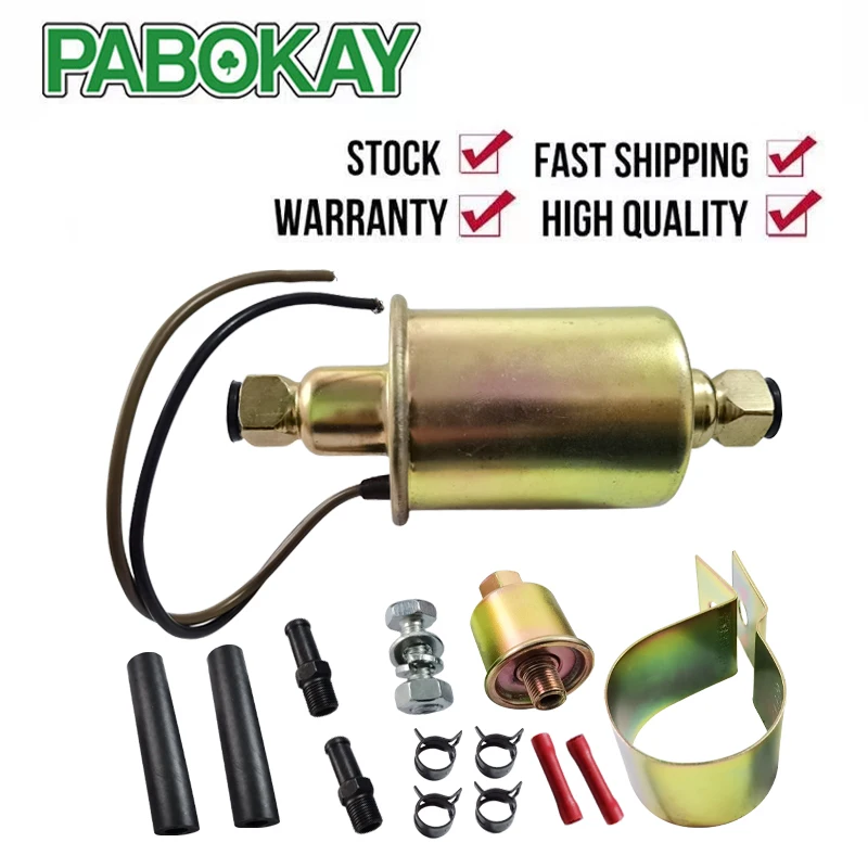 

Universal Fuel Pump 5-9 PSI for Jeep Ford Cadillac Chevrolet GA8012S E8016S E8034 EP-11K EP12S 5656980 6472381 E8012S 6414671