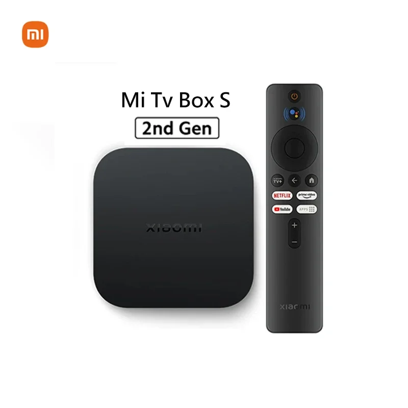 

Приставка Смарт-ТВ Mi Tv Box S, телевизионная приставка 2-го поколения, 4k Ultra Hd Bt5.2 2 ГБ 8 ГБ, роскошный четырехъядерный процессор, Android 11, Mibox 4k 2G DDR3