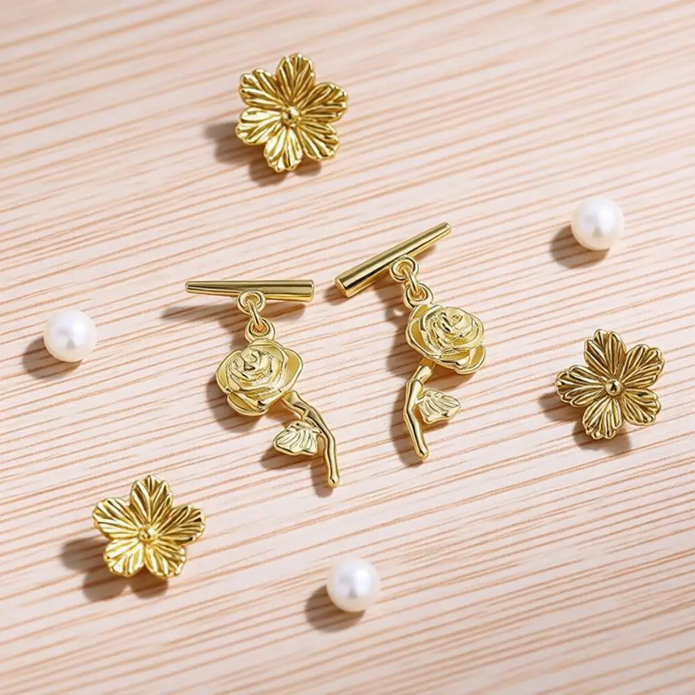Pretty 925 Sterling Silver Rose Flower Metal Stud Earrings for Women Girls Wedding Engagement Party Jewelry Gifts Accessory