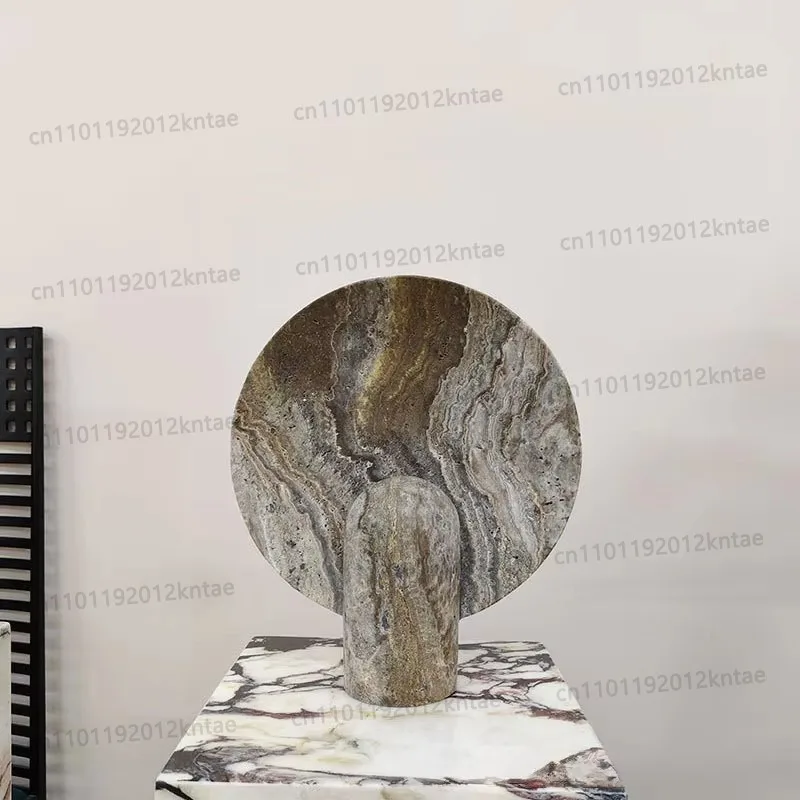 Natural Marble Light Emitting Diode Home Decor Living Room Bedroom Bedside Table Deluxe Desk