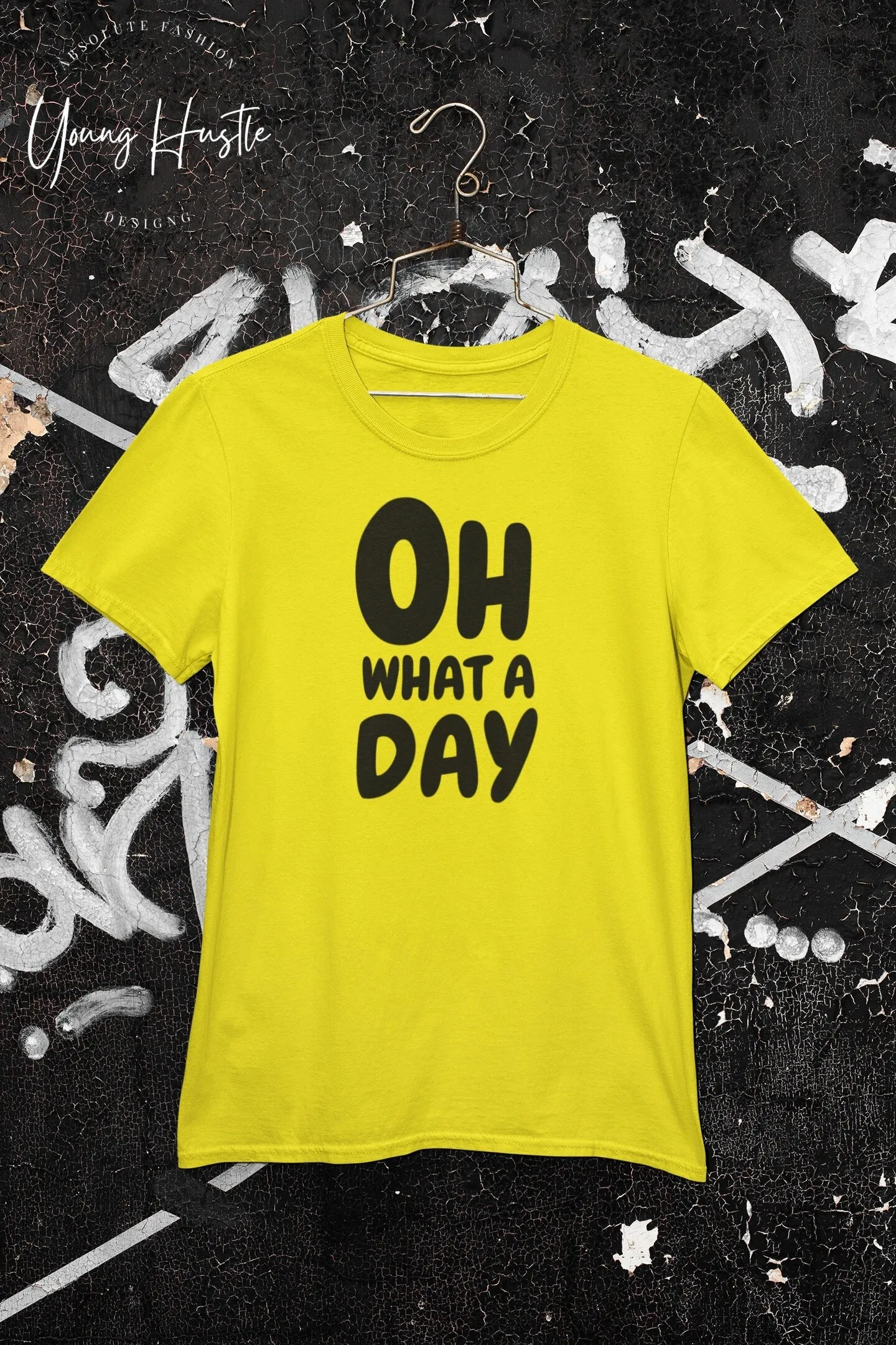 Oh What A Day T Shirt Funny Workout Workaholic Christmas Gym Outfit