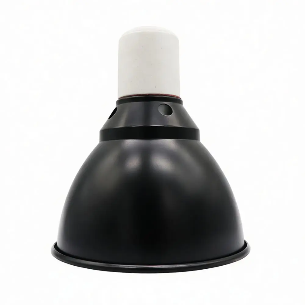 Reptile Terrarium Lamp Fixture Deep Dome Reflector For Pet Turtle Heating Light UVA UVB Sunbathing Cage Accessory