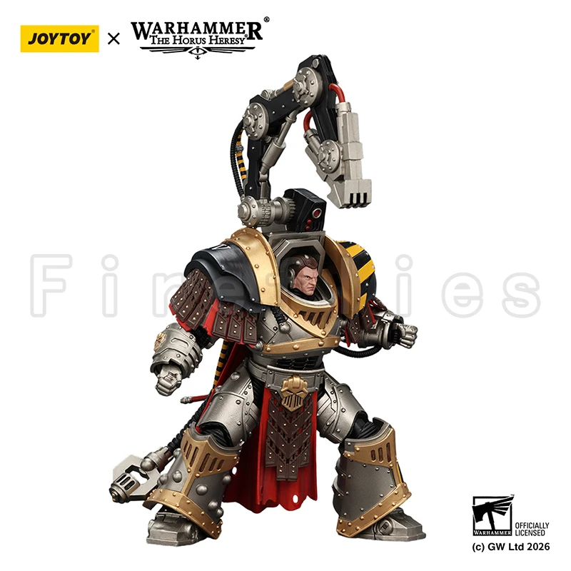 

JOYTOY 1/18 Action Figure The Horus Heresy Iron Warriors Warsmithwith Graviton Crusher Hammer Anime Model Toy