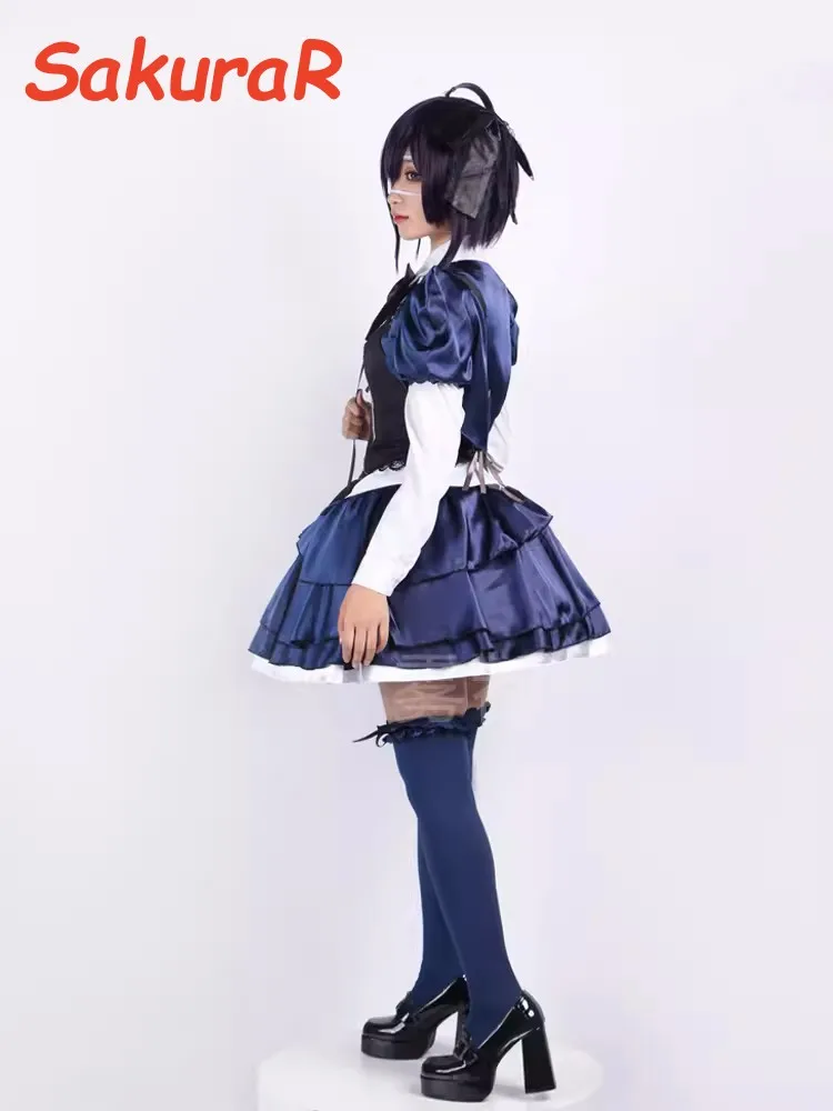 Costume de Cosplay Love Chunibyo Autre Deluvoltage, Tokyo Anashi Rikka, Py Play Comic Con, Robe Hmatte, Perruques de ixde Noël, Accessoire d'Animation