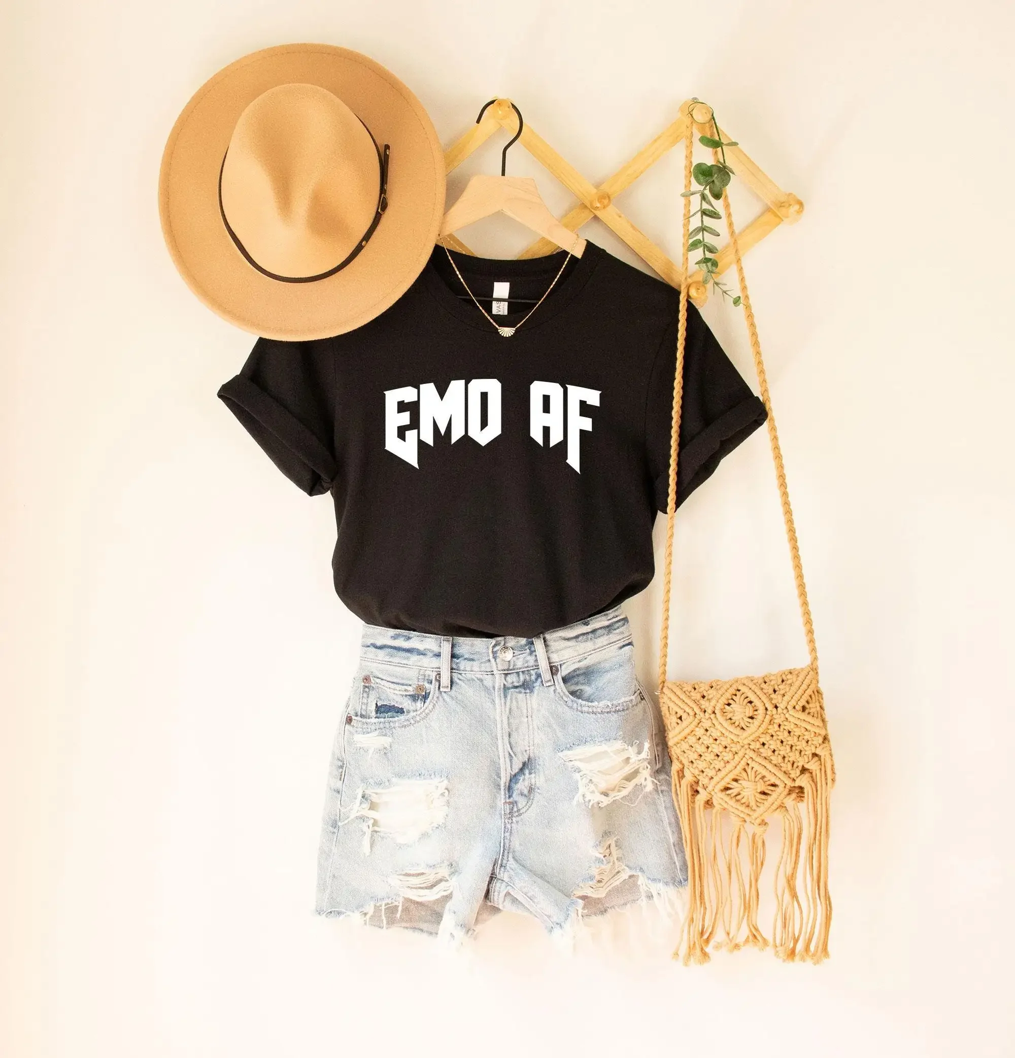 Emo af T Shirt Elder Subculture