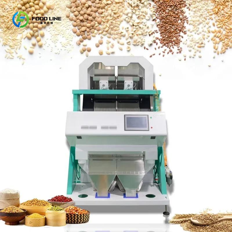 Intelligent Optical Color Sorter for Rice Wheat Sesame Grain Seed Quality Sorting Machine Custom