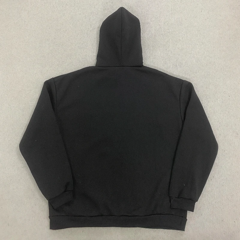 Y2K American Collage Devil Eye Pattern Print Trendy Design personalizzato Pullover ampio per il tempo libero Felpa con cappuccio da donna da uomo