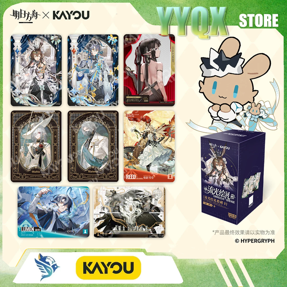 

KAYOU 2026 New Arknights Collection Card Game Toy Movie Cartoon Periphery Surprise Like Gift Animation Ornament Toy Collectibles