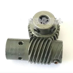 1set 0.6Mould-30teeths Worm gear reducer module 90 degree right angle gearbox small gear 1:5