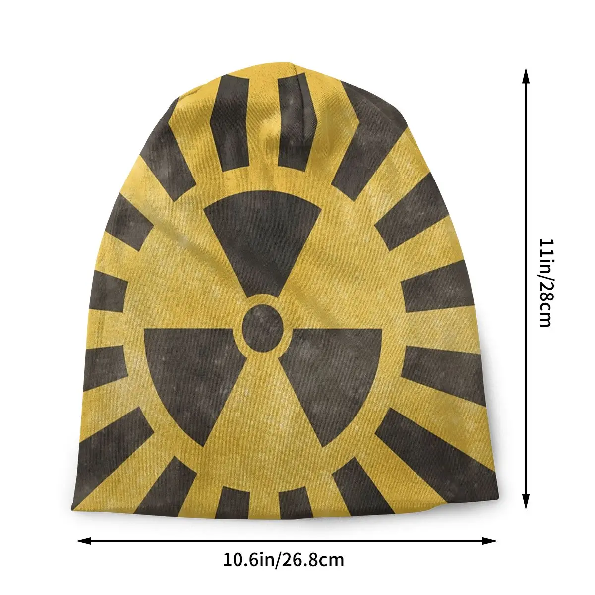 Atomic Radioactive Skullies Beanies Autumn Spring Hats Dange Warning Thin Bonnet Special Caps Men Women's Earmuffs image 2
