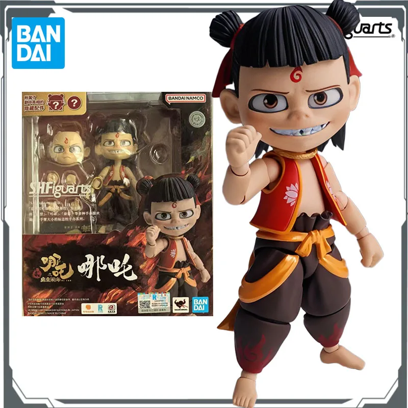 

Bandai Original S.H.Figuarts Ne Zha: The Devil Child Makes Havoc in The Sea Nezha&Ao Bing Model Toys Model Gifts for Boys