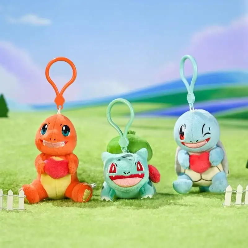 Pokemon Original Plüsch-Anhänger-Spielzeug Psyduck Gengar Mew Clefairy Slowpoke Togepi Plusle 6-13 cm Niedlicher Schlüsselanhänger Stoffpuppen-Geschenk – Detail 3