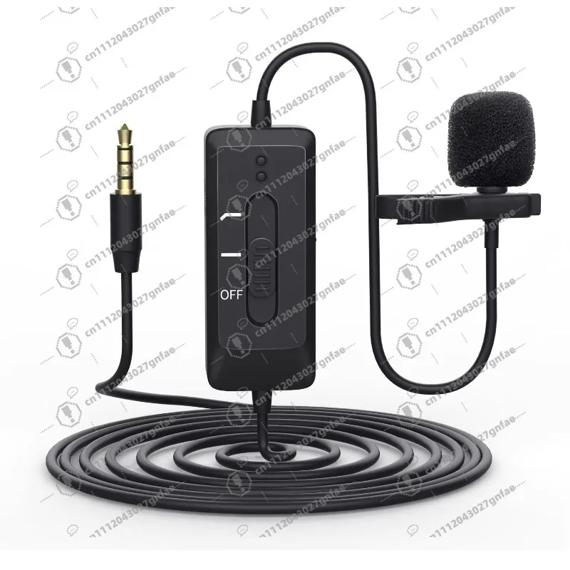 3.5Mm Jack Lapel Microphone Collar Smartphone Laptop Micro 8m Long Mini Neckline Collar Microphone