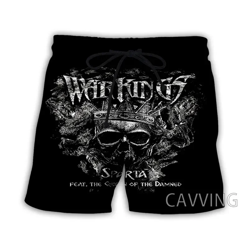 CAVVING 3D Printed  Warkings Rock  Band  Summer Beach Shorts Streetwear Quick Dry Casual Shorts Sweat Shorts for Women/men