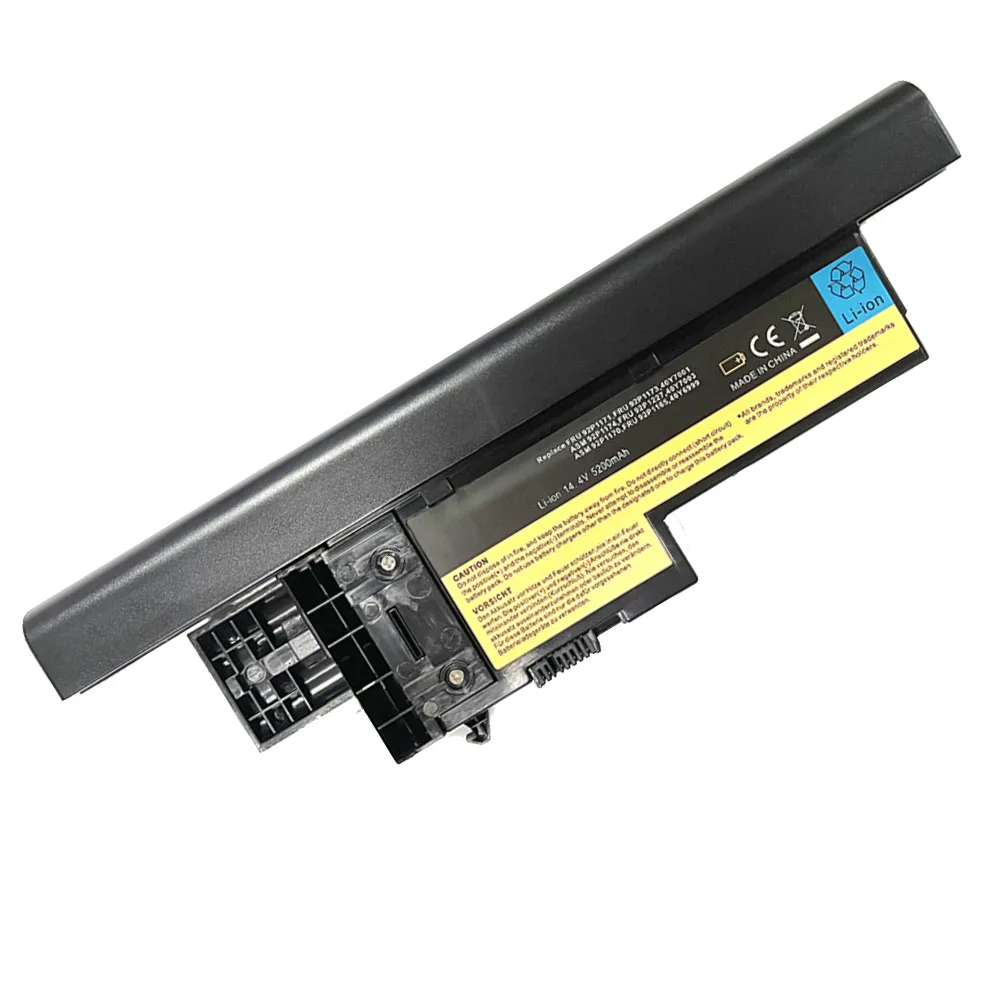 

5200mAh 8 Cell Laptop Battery For IBM ThinkPad X60 X60s X61 X61s Series 40Y7001 40Y7003 ASM 92P1170 92P1172