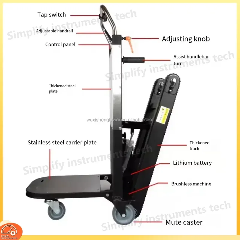 2026 Wholesale Climbing Trolley Mini Hoist 400kg Load Capacity Lithium Battery Powered Portable Winch for