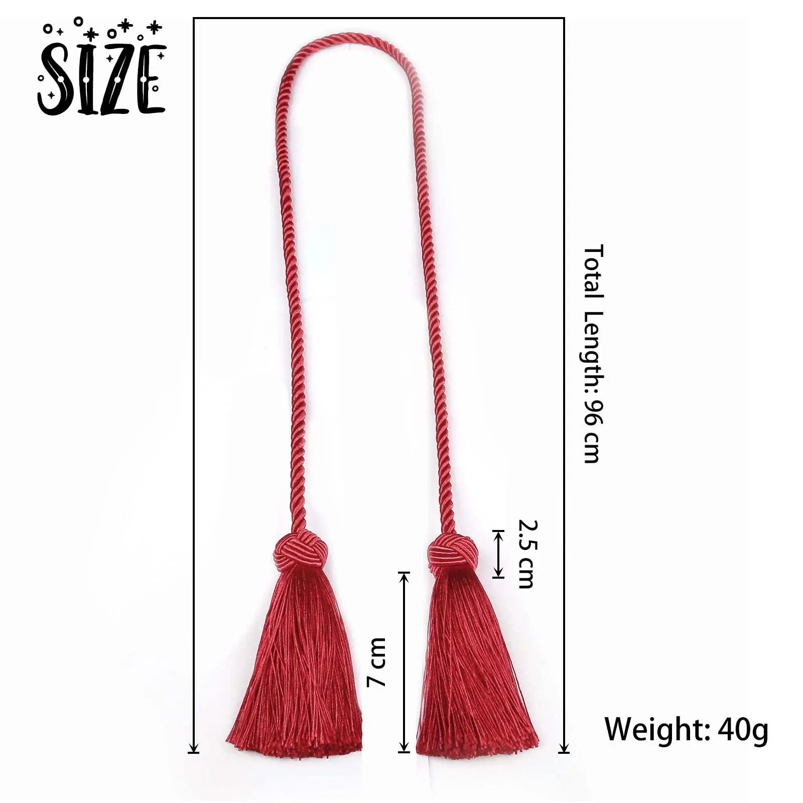 1Pc Room Accessories Tassel Curtain Tieback Fringe Handmade Curtain Tie Backs Hanging Ball Buckle Rope Curtains Holder Bandage