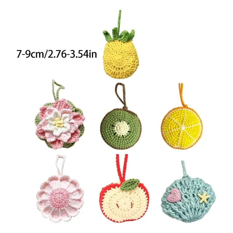 Crochet Cup Sleeve Net Handmade Open Weave Drink Holder with Hanging Loop for Class, Shopping, and Daily Carry D2RD