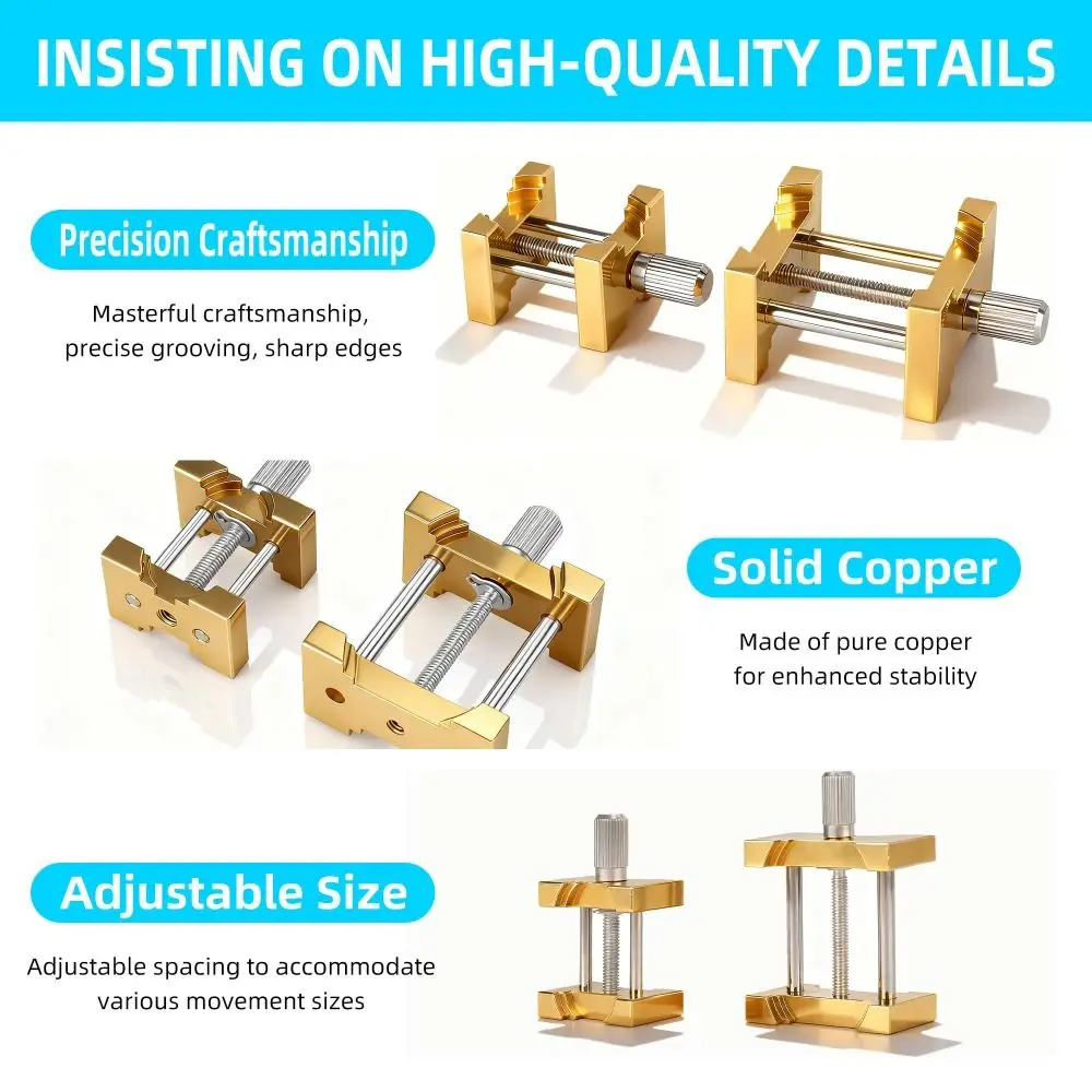 

Многофункциональный держатель для часовых механизмов, универсальный зажим для механизмов, инструмент для обслуживания и ремонта, зажим для корпусов часов