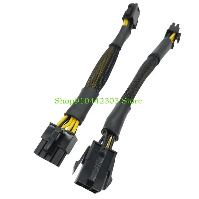 

L4MD 6Pin to 8Pin Adapter Power Extension Cable Converters Adapter Cable for Graphics