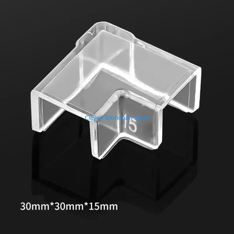 

24TD 4pcs Aquarium Glass Protector Clear Support Protector Aquarium Edges Protector