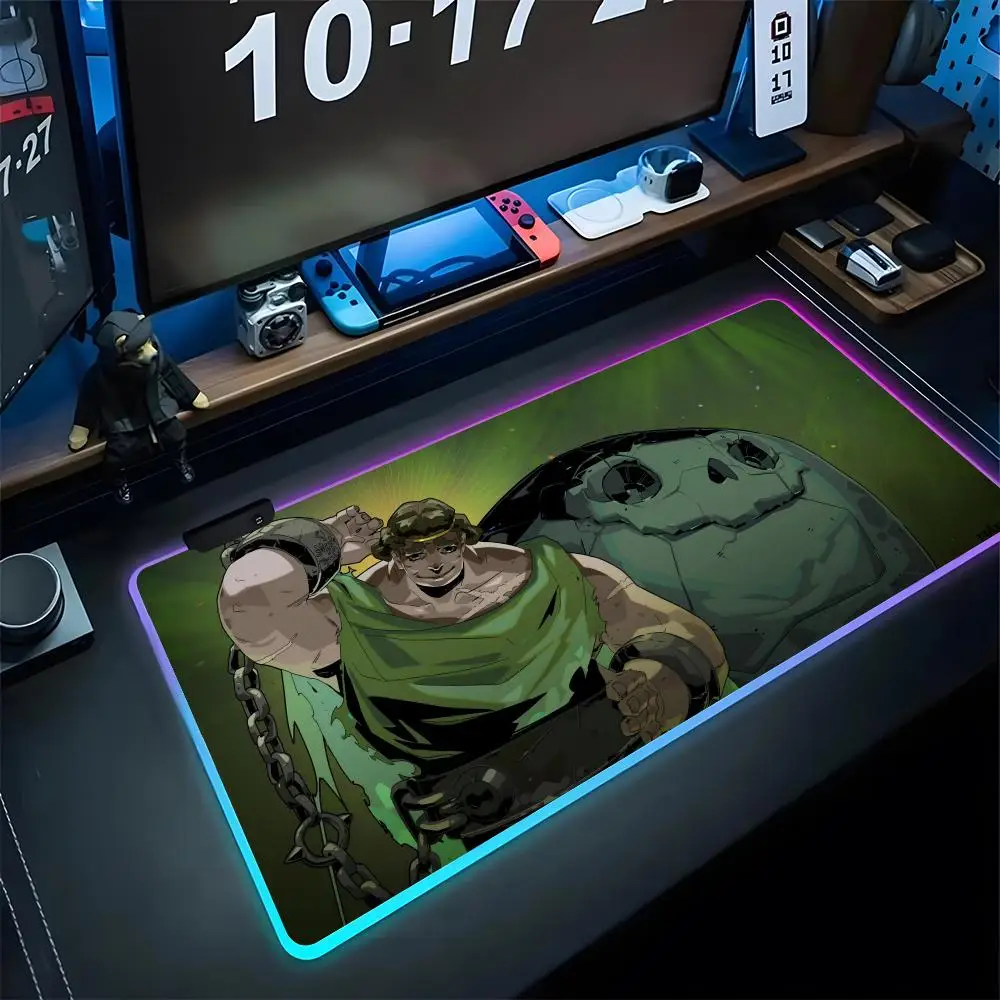 

Game Hades Mouse Trend Pad Gaming Rgb Mousepad Backlit Keyboard Gamer Girl Xxl Laptop Mat Table Pads Deskpad