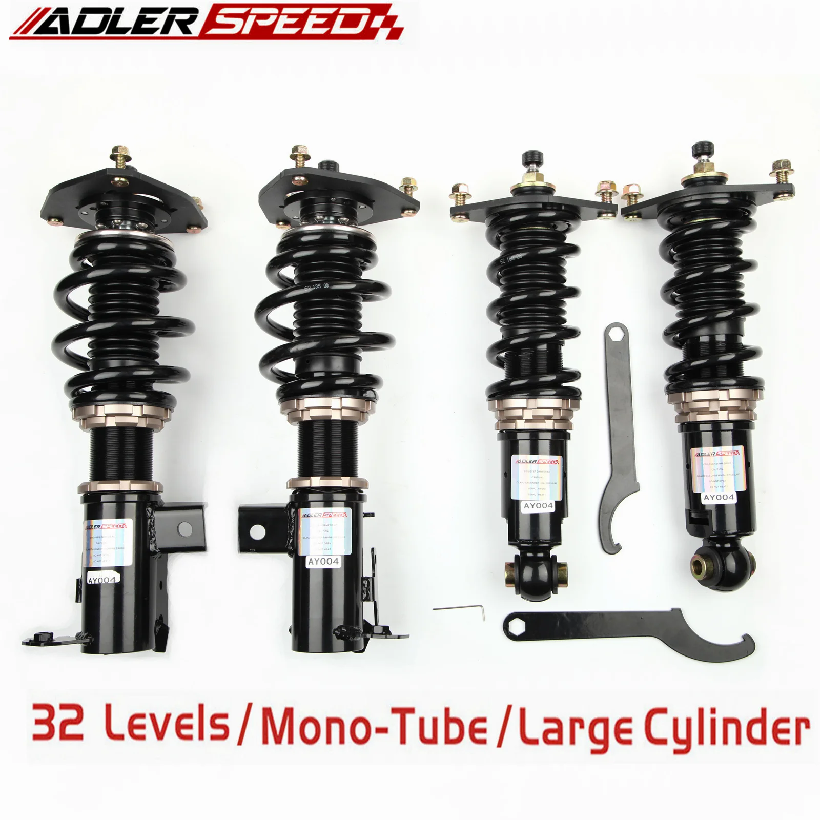 

ADLERSPEED 32 Step Mono Tube Coilovers Lowering Suspension Kit For Subaru: BRZ (2013+)