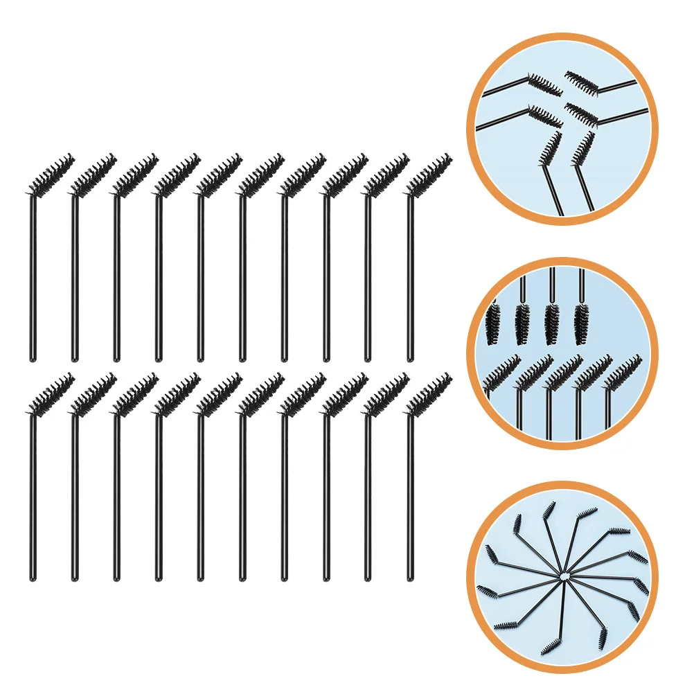 แปรงปัดขนตาแบบใช้แล้วทิ้ง 50 ชิ้น อุปกรณ์แต่งหน้าแบบพกพา ใช้สำหรับเดินทาง ผู้หญิง อุปกรณ์เสริมสำหรับร้านเสริมสวย ของขวัญ