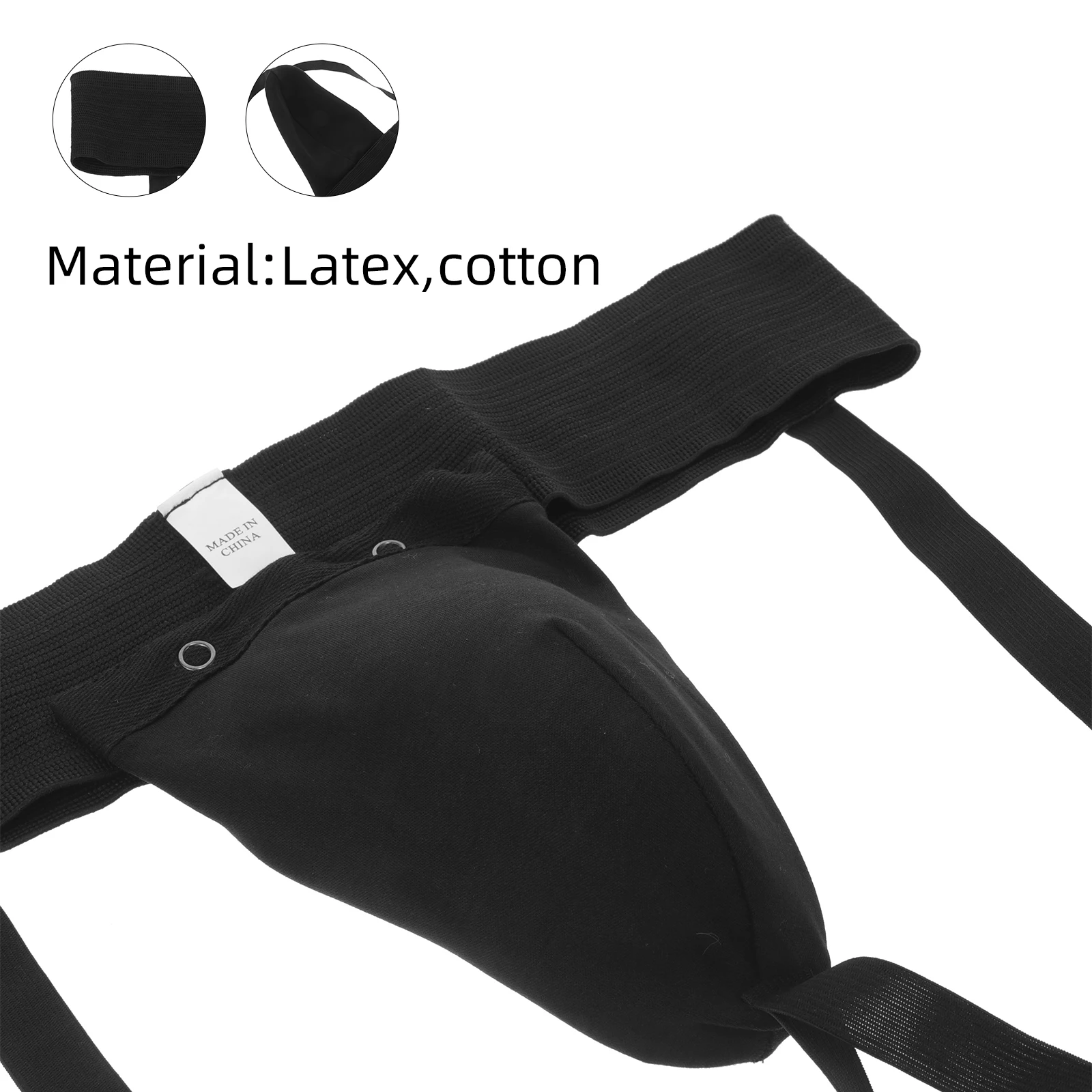 

Breathable Groin Protector Comfortable Crotch Guard Wear-Resistant Training Supply Integrated Design Reusable Portable