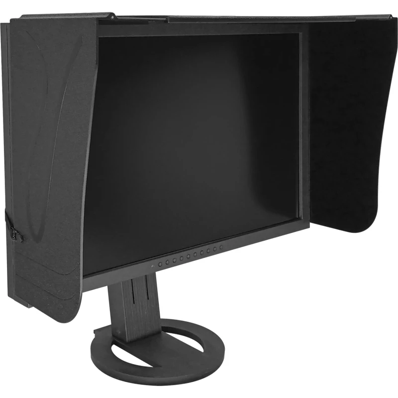 Professional computer monitor hood 24-inch desktop screen anti-radiation foldable adjustable 17-27 inch universal